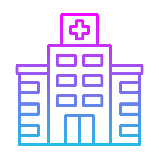 hospital Generic gradient outline icono