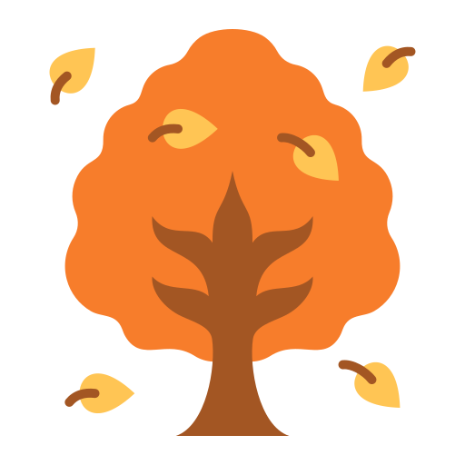 árbol de otoño Generic color fill icono
