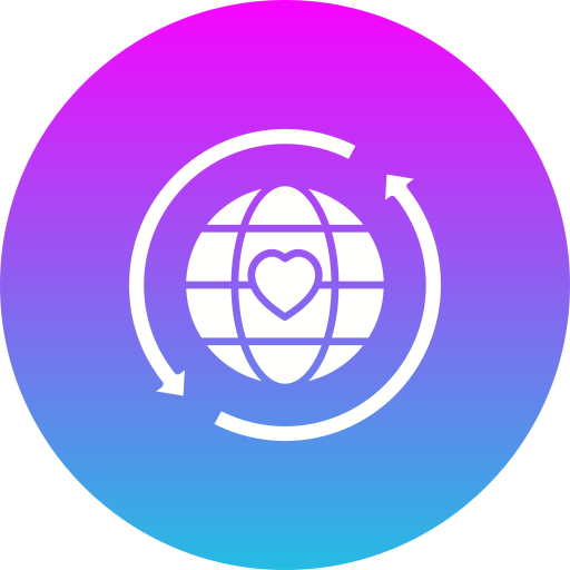 Worldwide Generic gradient fill icon