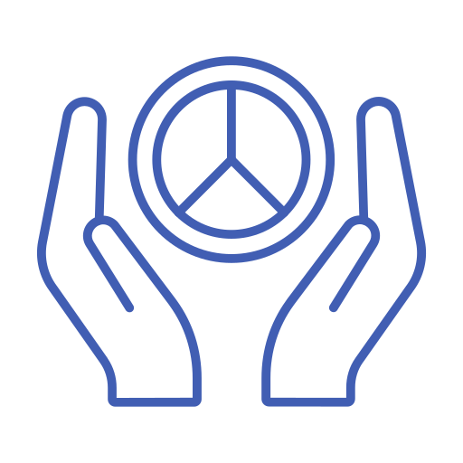 平和 Generic color outline icon