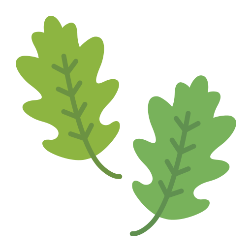 참나무 잎 Generic color fill icon