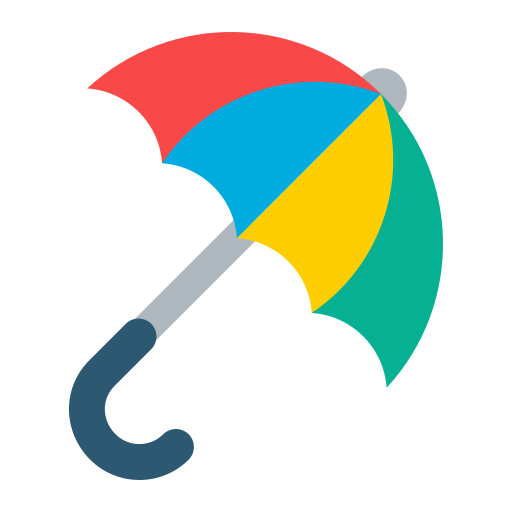 Umbrella Generic color fill icon