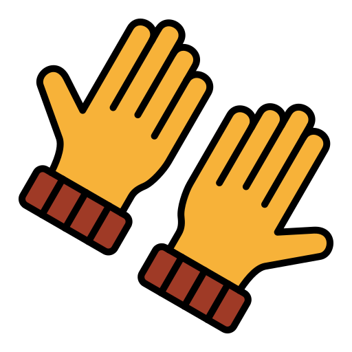 handschuhe Generic color lineal-color icon