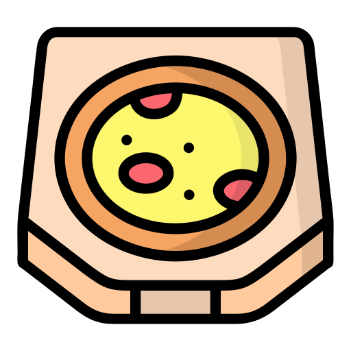 delivery de pizza Generic color lineal-color icono