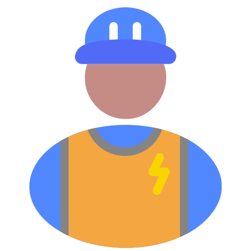 電気技師 Generic color fill icon