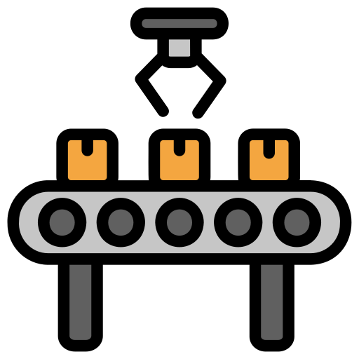 Assembly line Generic color lineal-color icon