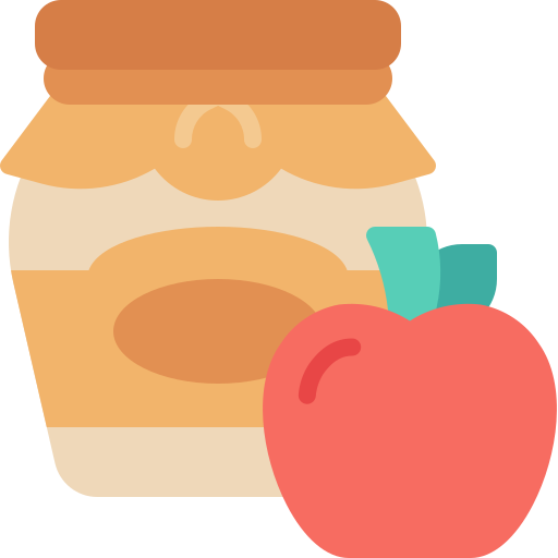 Яблочное варенье Generic color fill иконка