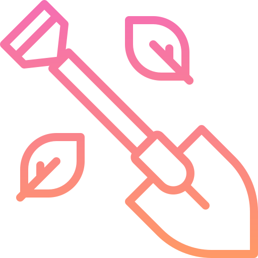Shovel Generic gradient outline icon