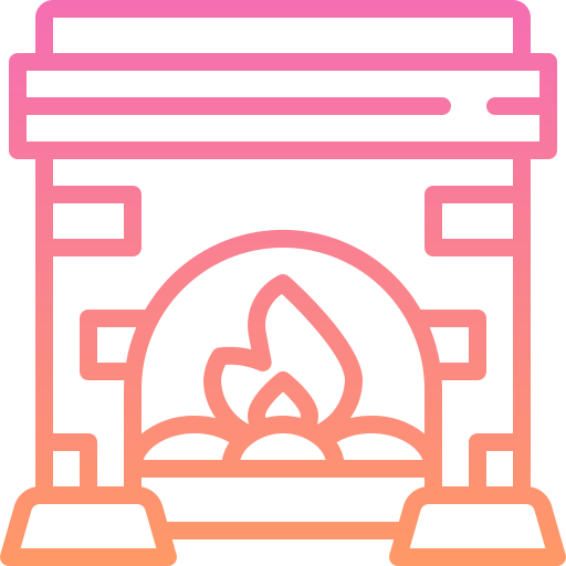 Fireplace Generic gradient outline icon