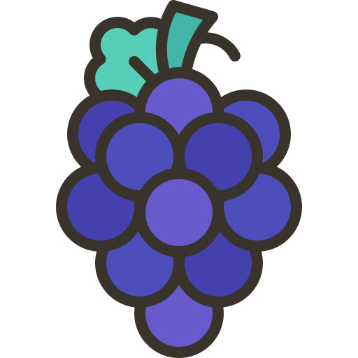 Grapes Generic color lineal-color icon
