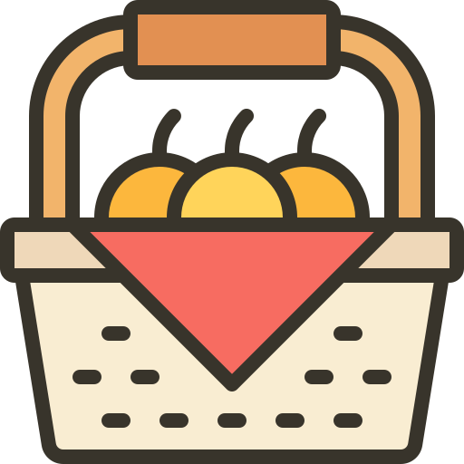 picknickkorb Generic color lineal-color icon
