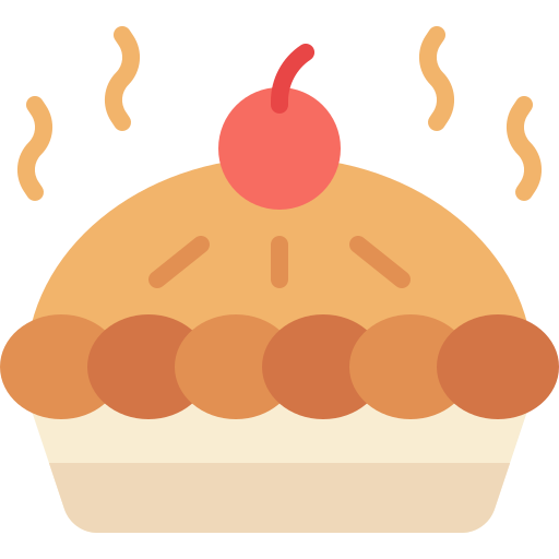 яблочный пирог Generic color fill иконка