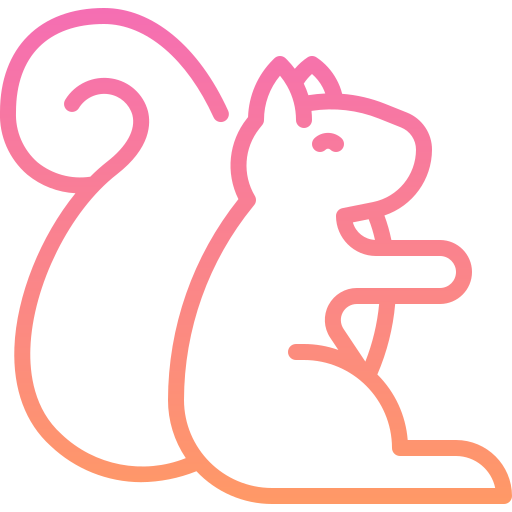 scoiattolo Generic gradient outline icona