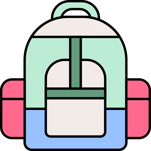 plecak Generic color lineal-color ikona