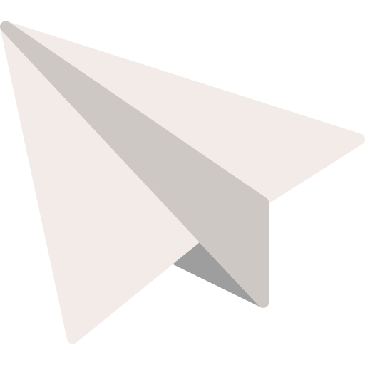Paper plane Generic color fill icon