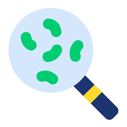 Bacteria Generic color fill icon