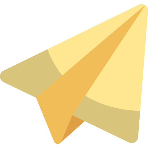 Paper plane Generic color fill icon