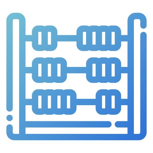 Abacus Generic gradient outline icon