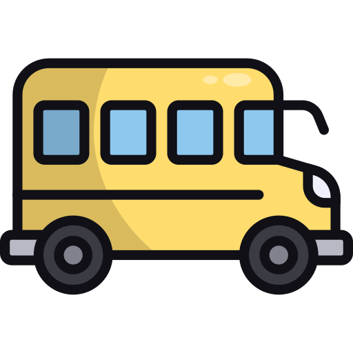 Школьный автобус Generic color lineal-color иконка