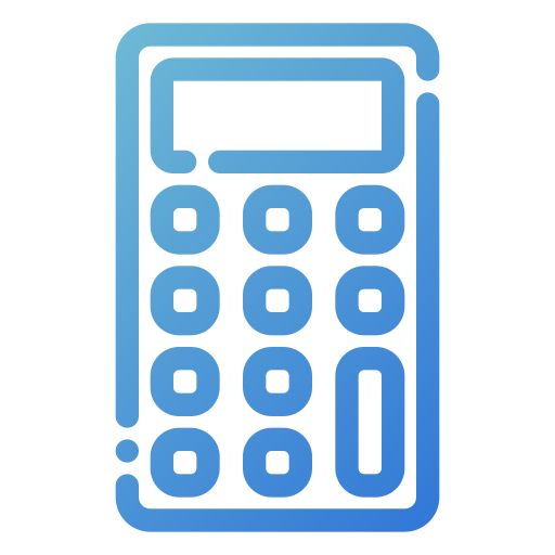 Calculator Generic gradient outline icon