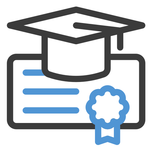 Diploma Generic color outline icon