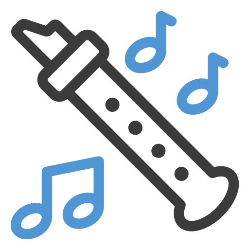 Flute Generic color outline icon