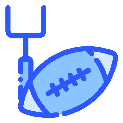American football Generic color lineal-color icon