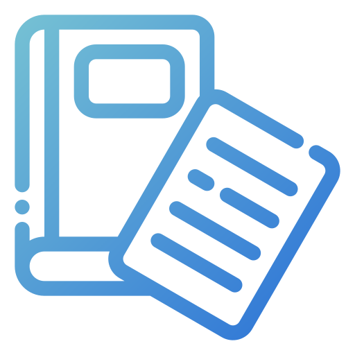 libro de texto Generic gradient outline icono