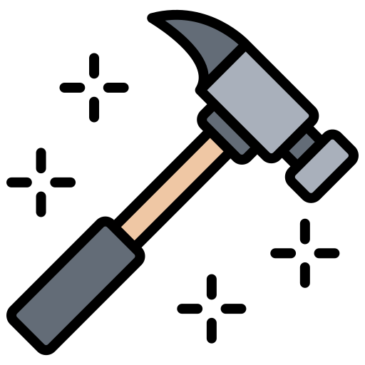 hammer Generic color lineal-color icon