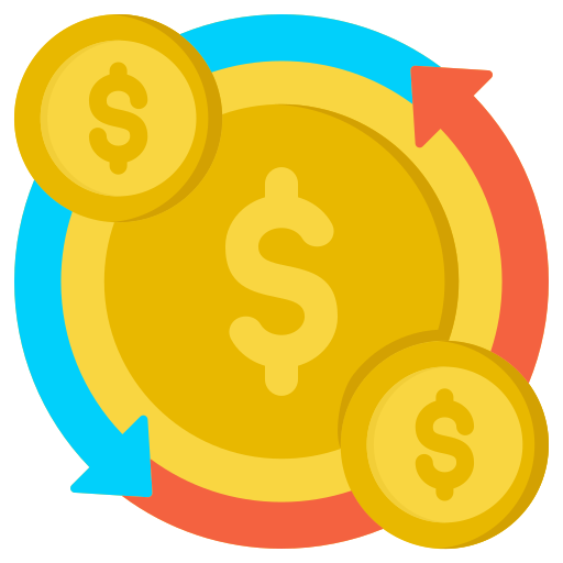 Cash flow Generic color fill icon