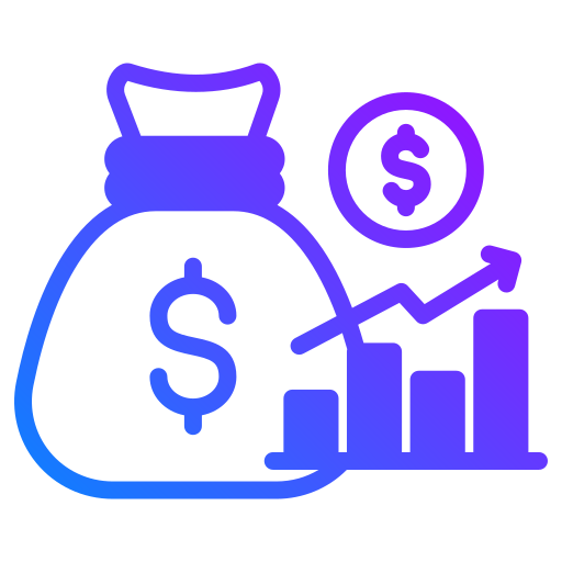 profit Generic gradient outline Icône