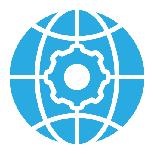 글로벌 서비스 Generic color fill icon