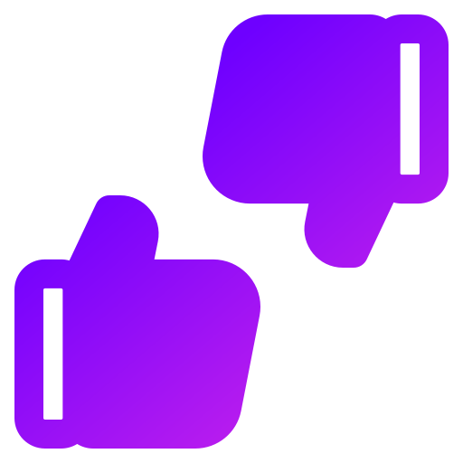 feedback Generic gradient fill icoon