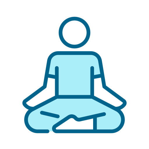 Lotus pose Generic color lineal-color icon