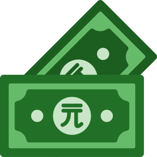 Новый тайваньский доллар Generic color fill иконка
