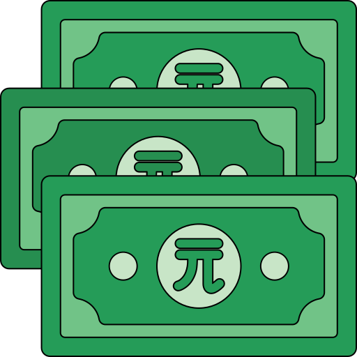 neuer taiwan-dollar Generic color lineal-color icon