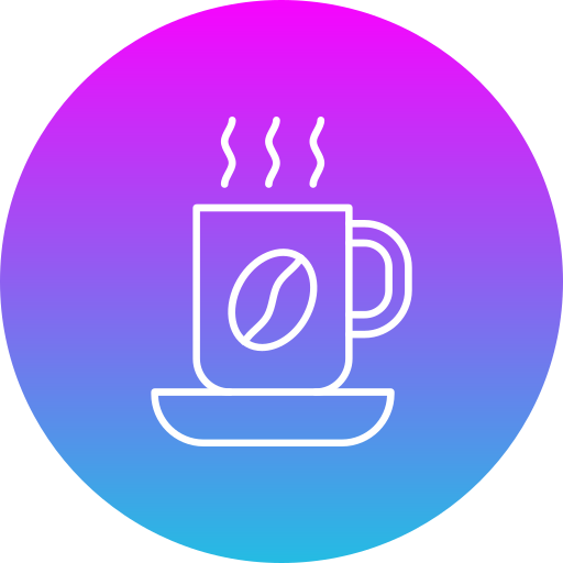 filiżanka kawy Generic gradient fill ikona
