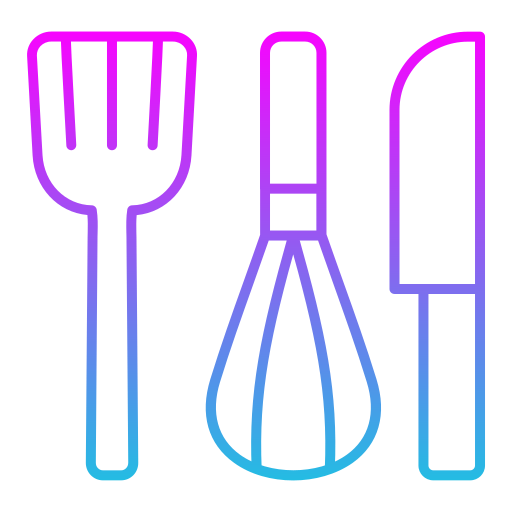 Kitchen tools Generic gradient outline icon