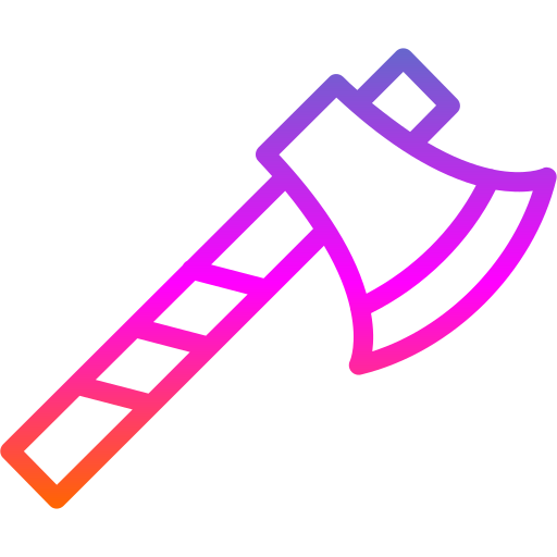 斧 Generic gradient outline icon