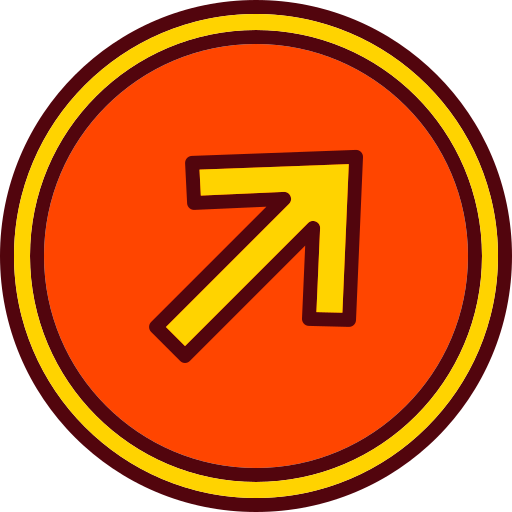 flecha arriba derecha Generic color lineal-color icono
