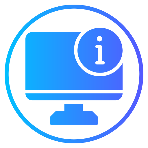 computer Generic gradient fill icona