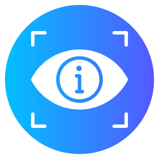 oogherkenning Generic gradient fill icoon