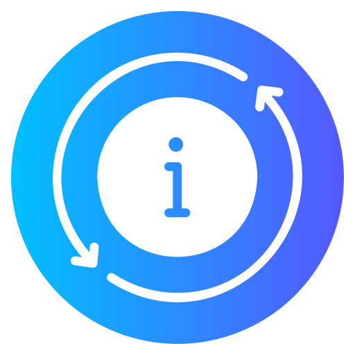 informazione Generic gradient fill icona