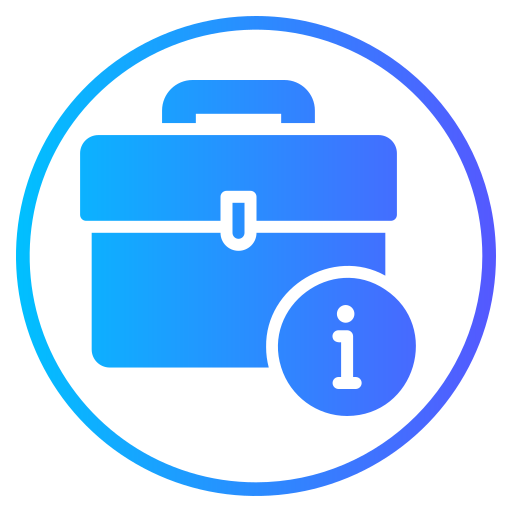 informazioni Generic gradient fill icona