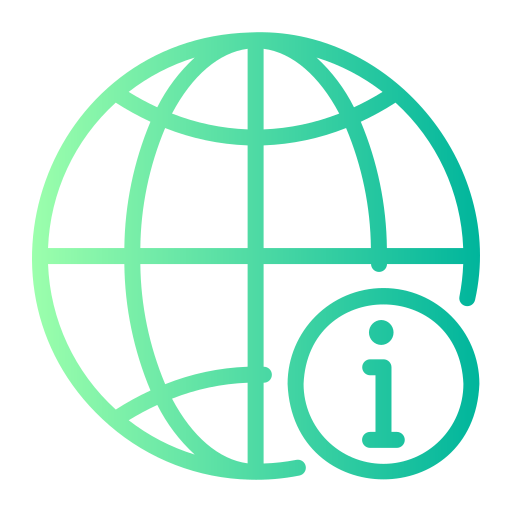 global Generic gradient outline icono