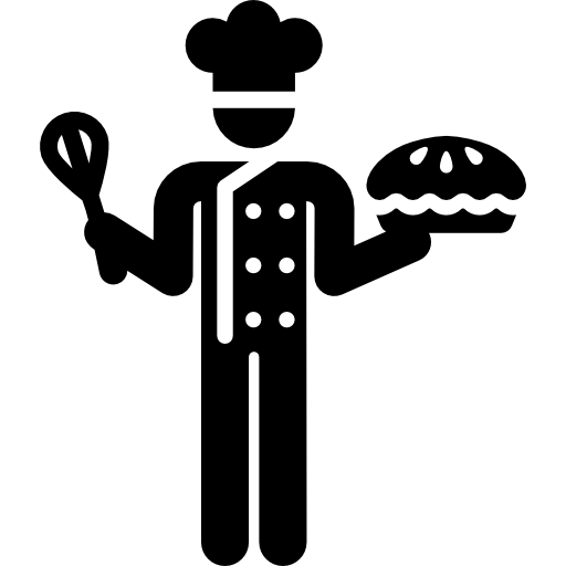 cocinero Pictograms Fill icono