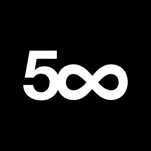 500px Basic Straight Filled icon