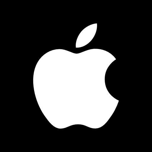 яблоко Basic Straight Filled иконка