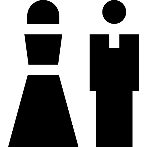 Ślub Basic Straight Filled ikona