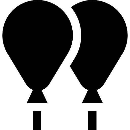 globos Basic Straight Filled icono